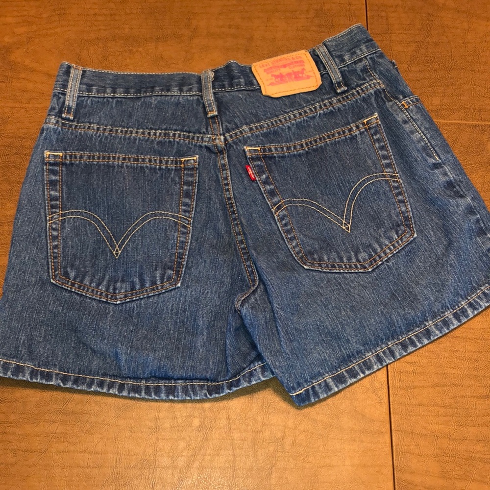 Levi's Blue Denim Jean Shorts